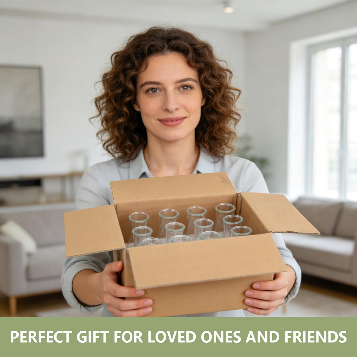 Sibosen bulk glass bud vases for versatile event styling.
