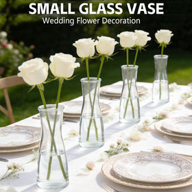 Sibosen mini vases for single-stem flowers like roses.