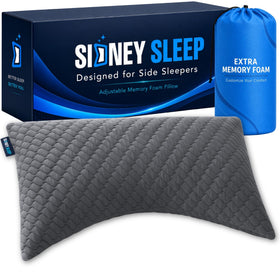 Sidney Sleep adjustable pillow neck support for personalized comfort and proper alignment.