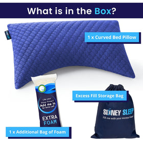 Sidney Sleep breathable fabric cover keeps you cool during the night.