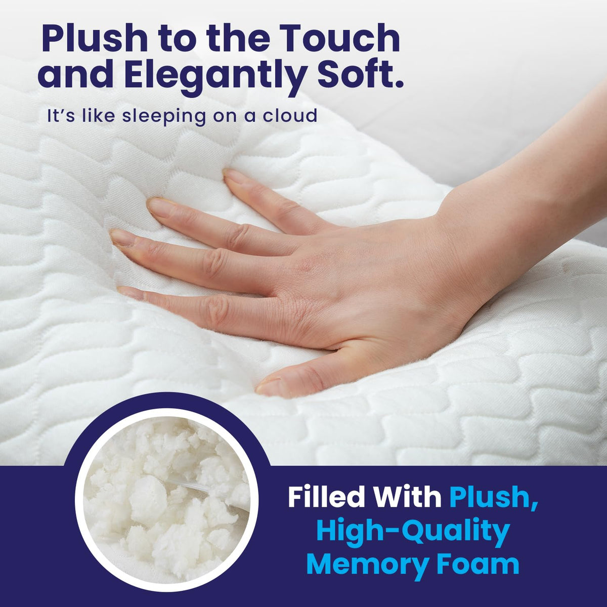 Sidney Sleep CertiPUR-US certified pillow with safety standards