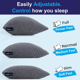 Sidney Sleep curved design supports side and back sleepers for spinal-friendly comfort.