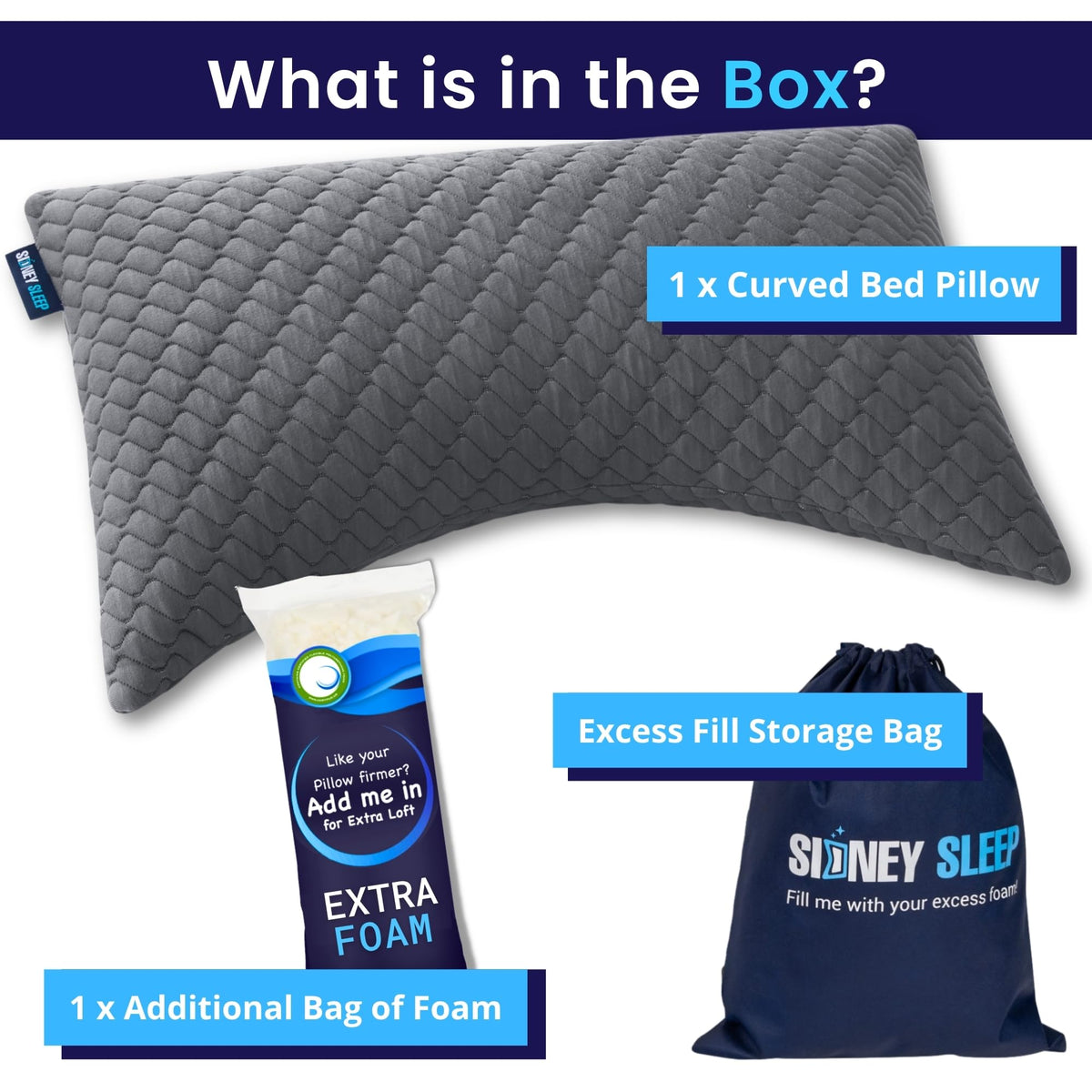 Sidney Sleep durable construction resists sagging and clumping over time.