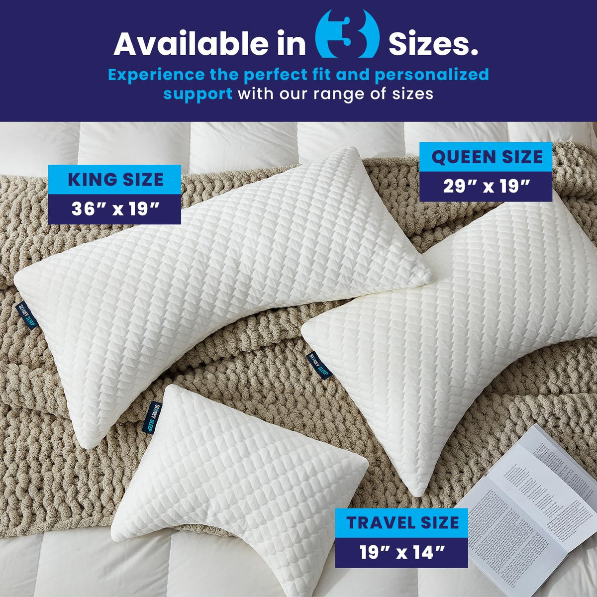 Sidney Sleep neck-shoulder alignment in a curved pillow
