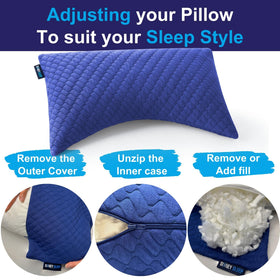 Sidney Sleep pillow designed for side and back sleepers