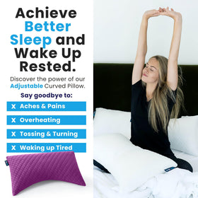 Sidney Sleep queen size 19x29 dimensions ensure familiar fit on most beds.