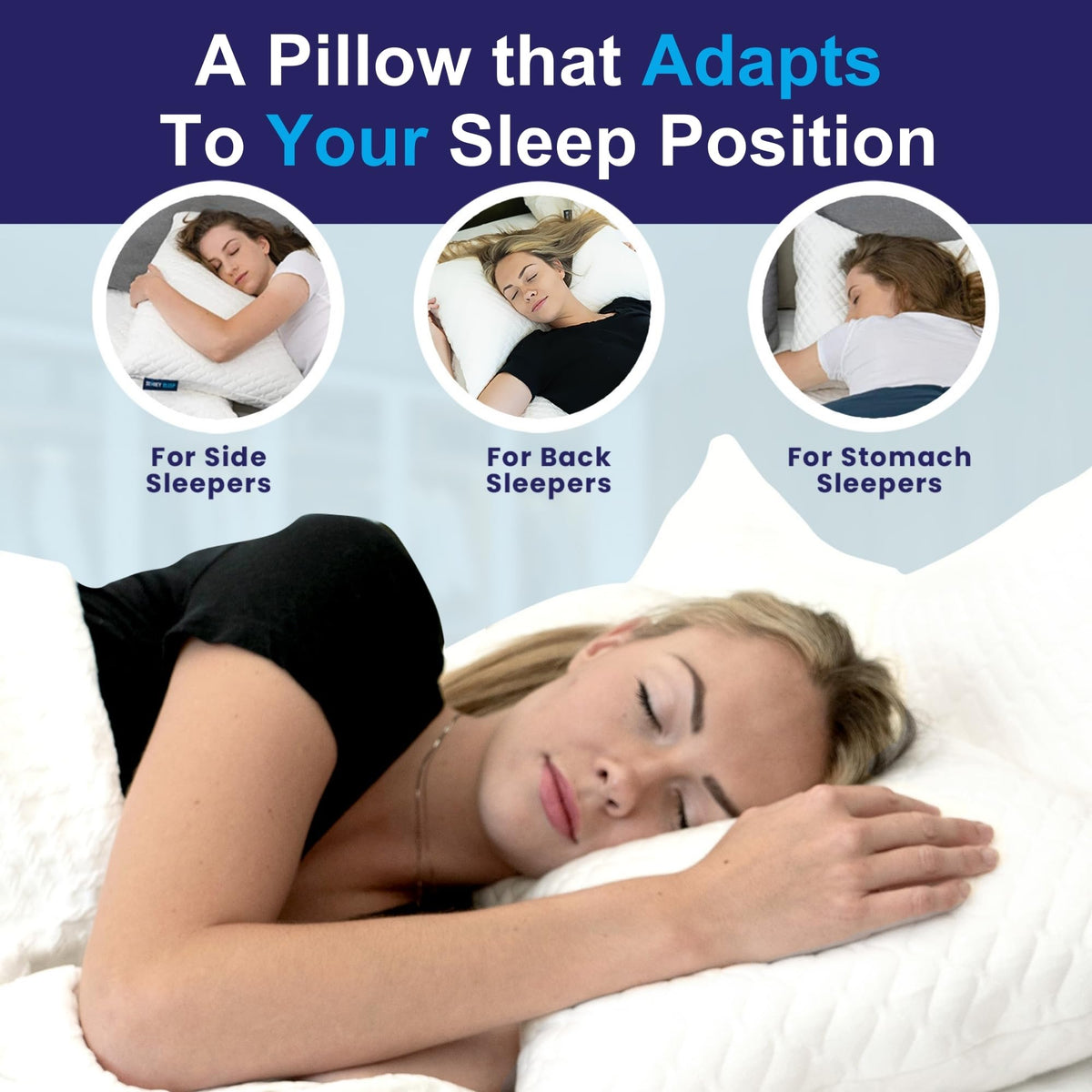 Sidney Sleep removable-washable-cover simplifies cleaning and freshness.