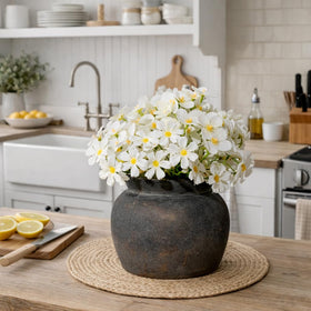 SIDUCAL farmhouse decor vase on shelf adds vintage warmth