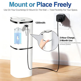 Compatible with dish soap, hand soap, shampoo, and more.