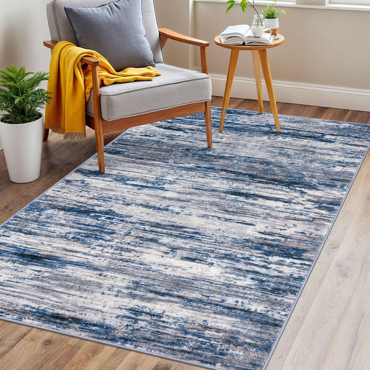 SIILOOM non-slip TPE backing ensures safe placement in entryways.