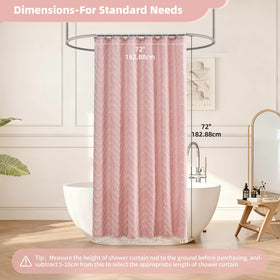 Siiluminisoy 72x72 curtain fits most tub enclosures.