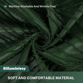 Siiluminisoy leaves texture chenille design for elegant bathroom decor.