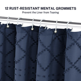 Siiluminisoy tufted chevron stitch detail adds modern minimalist charm.