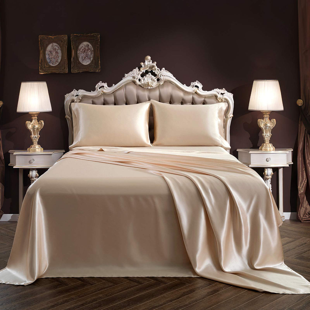 Care instructions for washing satin sheets to maintain softness.