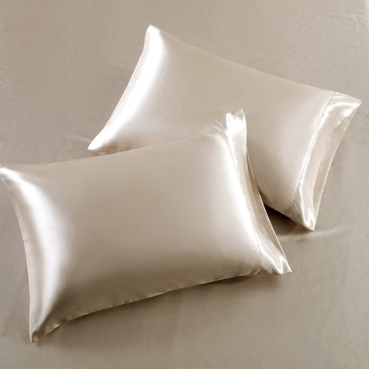 SiinvdaBZX beige flat sheet for smooth, comfortable sleep.