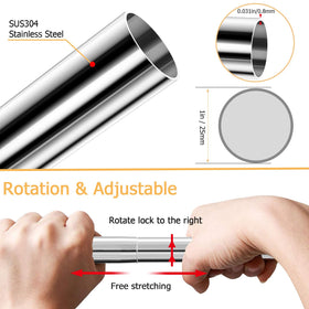 Sikaiqi 304 stainless steel base resists rust in humid bathrooms.