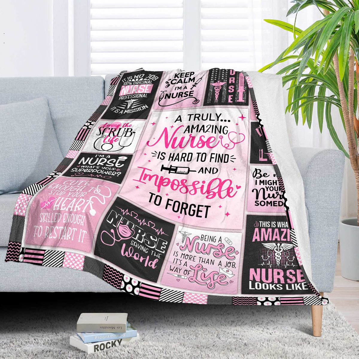 SIKLTY nurse blanket bedside-use for night shift comfort