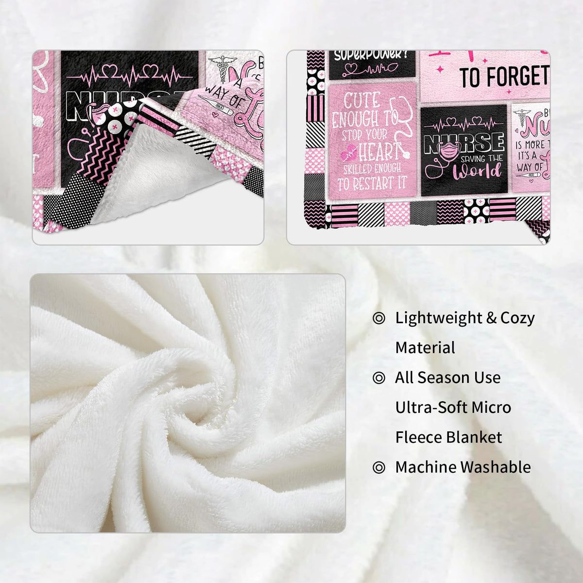 SIKLTY nurse blanket nurse-week display of appreciation