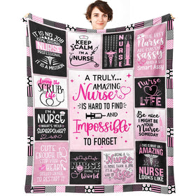 SIKLTY nurse blanket soft-texture for cozy warmth