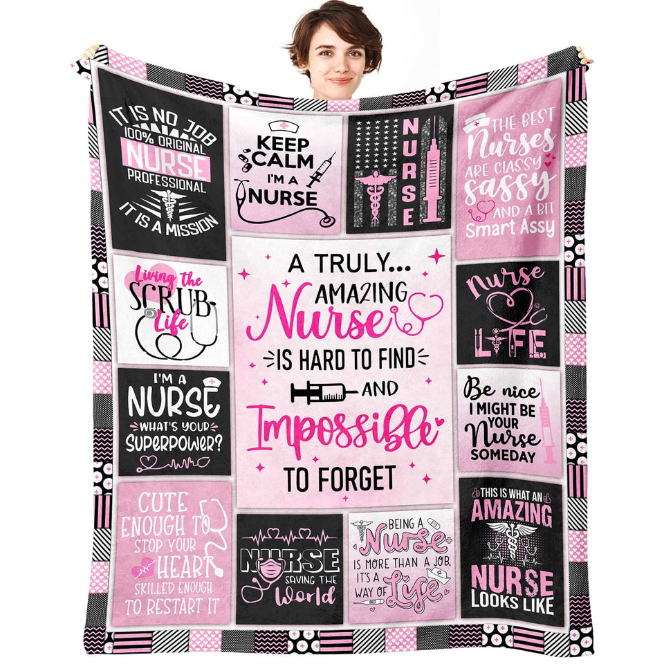 SIKLTY nurse blanket soft-texture for cozy warmth