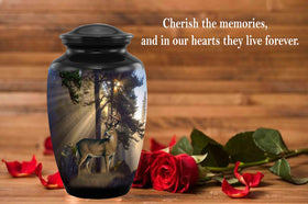 SILENT GOODBYES home display option, keeps memory near on mantel or shelf.