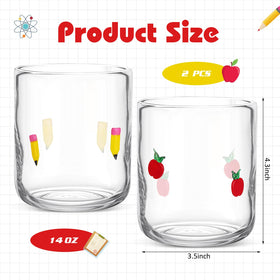SiliFine pencil-icon stemless glass yellow brings cheerful vibes to gatherings