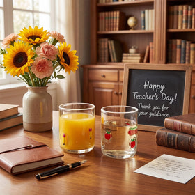 SiliFine teacher-gift juice glass set adds thoughtful detail to classroom events