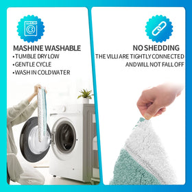 SiliPacks highly absorbent fibers dry floors quickly.