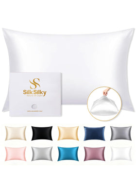 Gift box packaging from SilkSilky pillowcase set.
