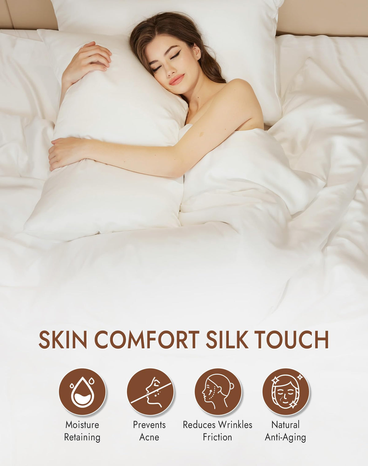 Natural cooling and breathable weave for comfort.