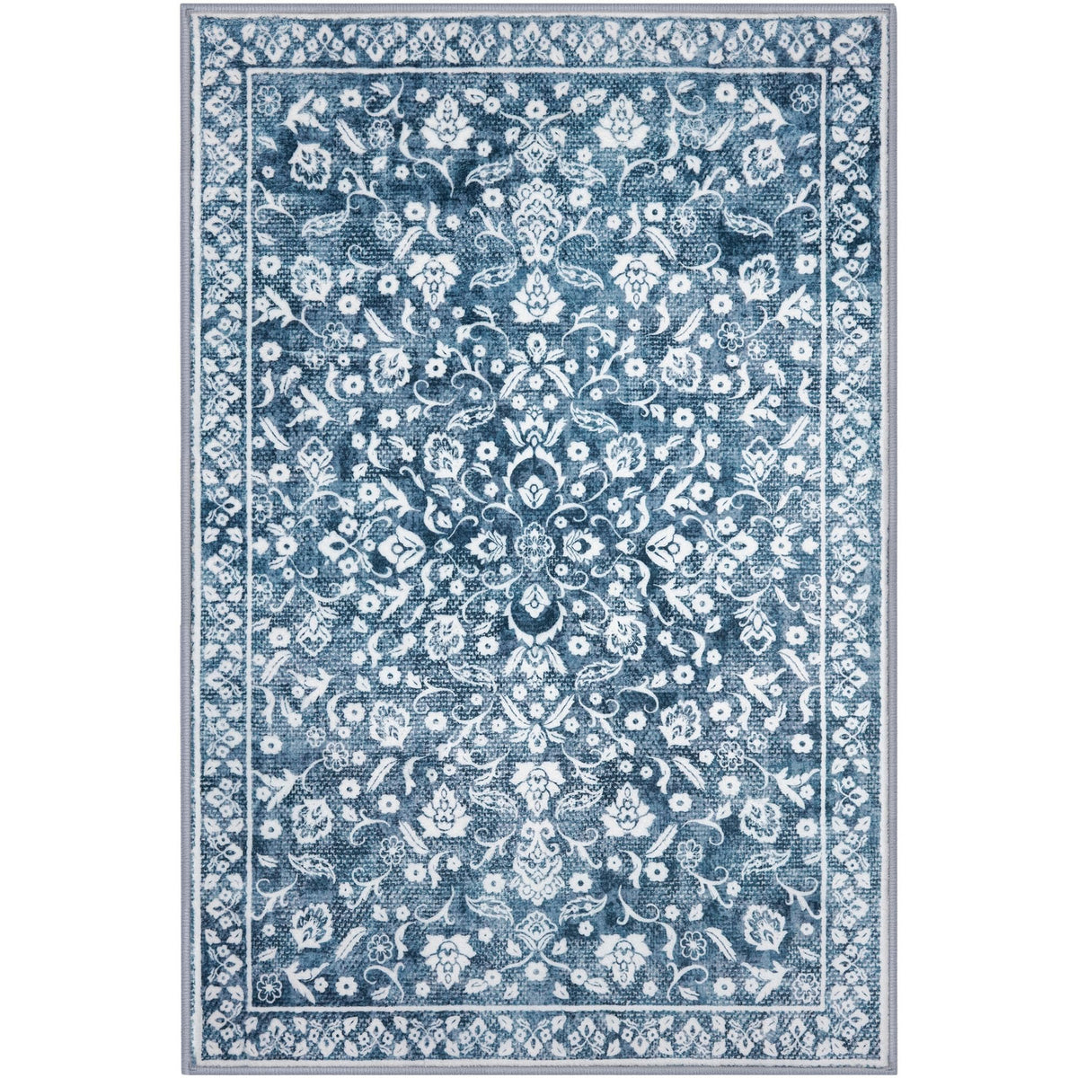 SILOLOOM rug beside a bed adds gentle comfort for nighttime routine.