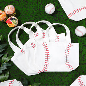 SilTriangle baseball tote pack of twelve; great for teams and gifts.