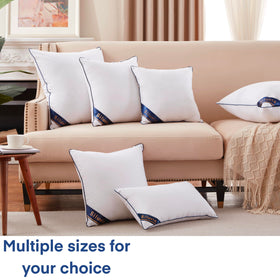 Siluvia euro pillows rebound quickly after lounging
