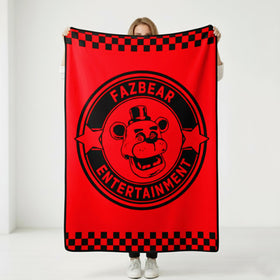 Silver Buffalo Fazbear blanket soft fleece for year-round warmth.
