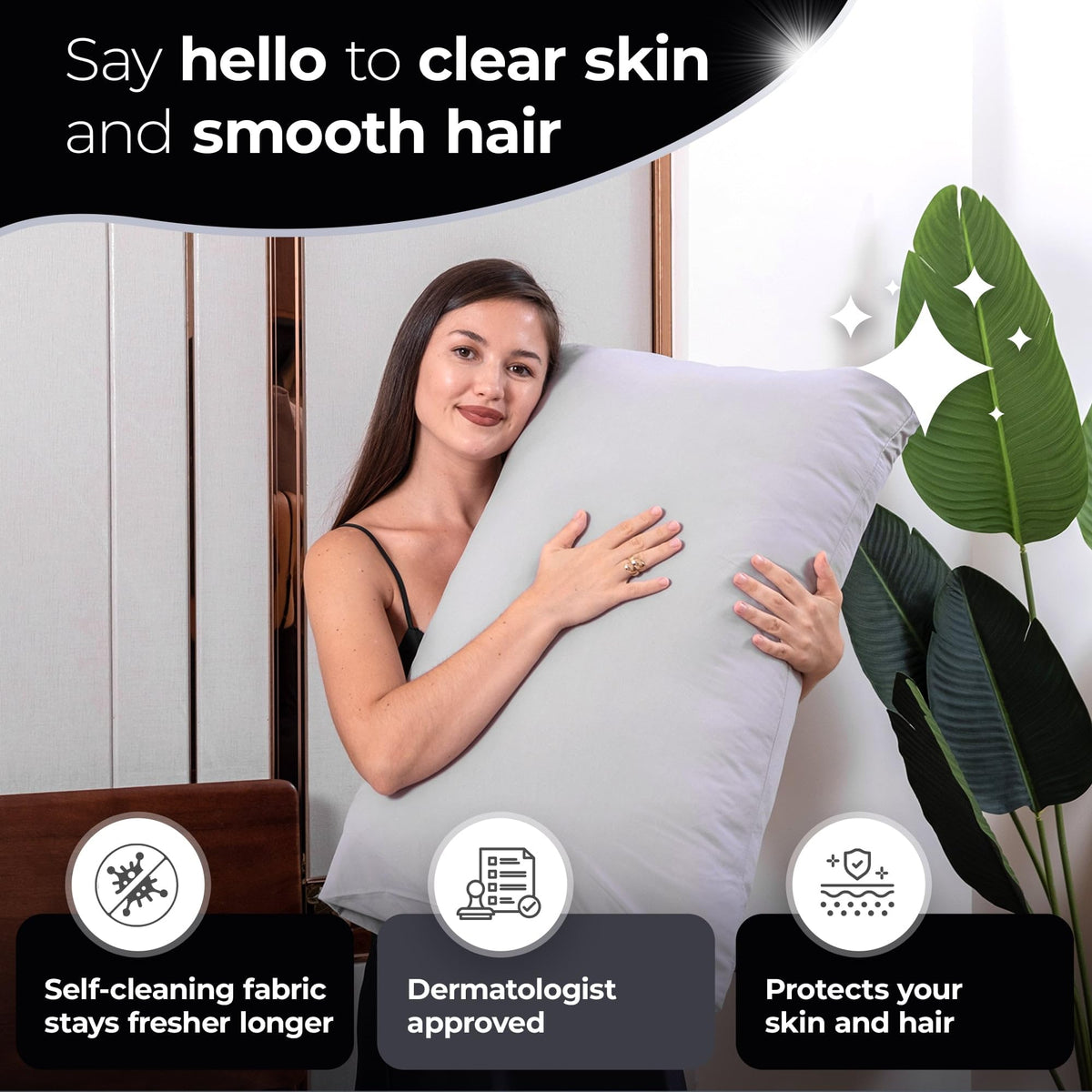 Silvery self-cleaning technology sheets maintain freshness