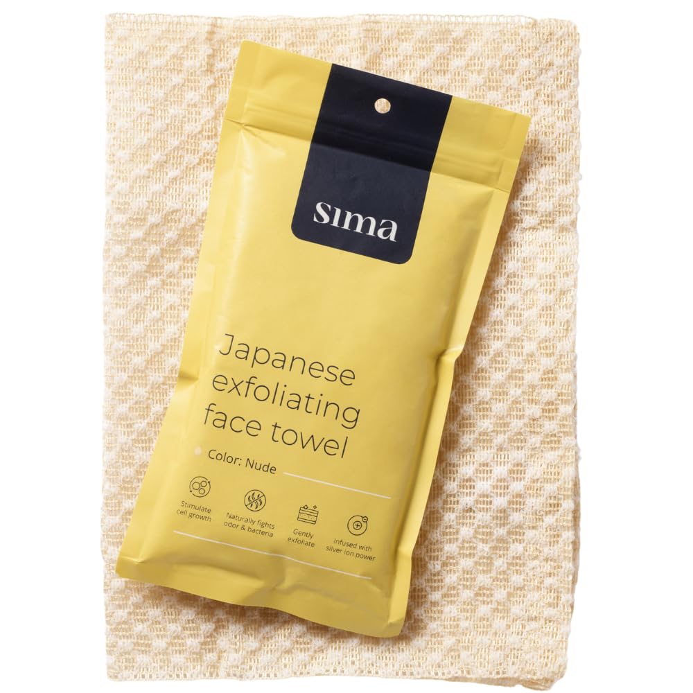 Sima Brand 27x35cm towel provides generous coverage during showers.