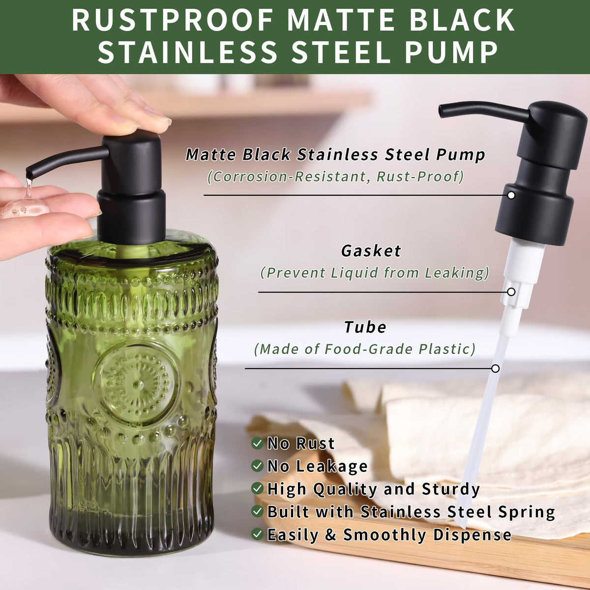 Simeitol gray silicone funnel included for easy refilling.
