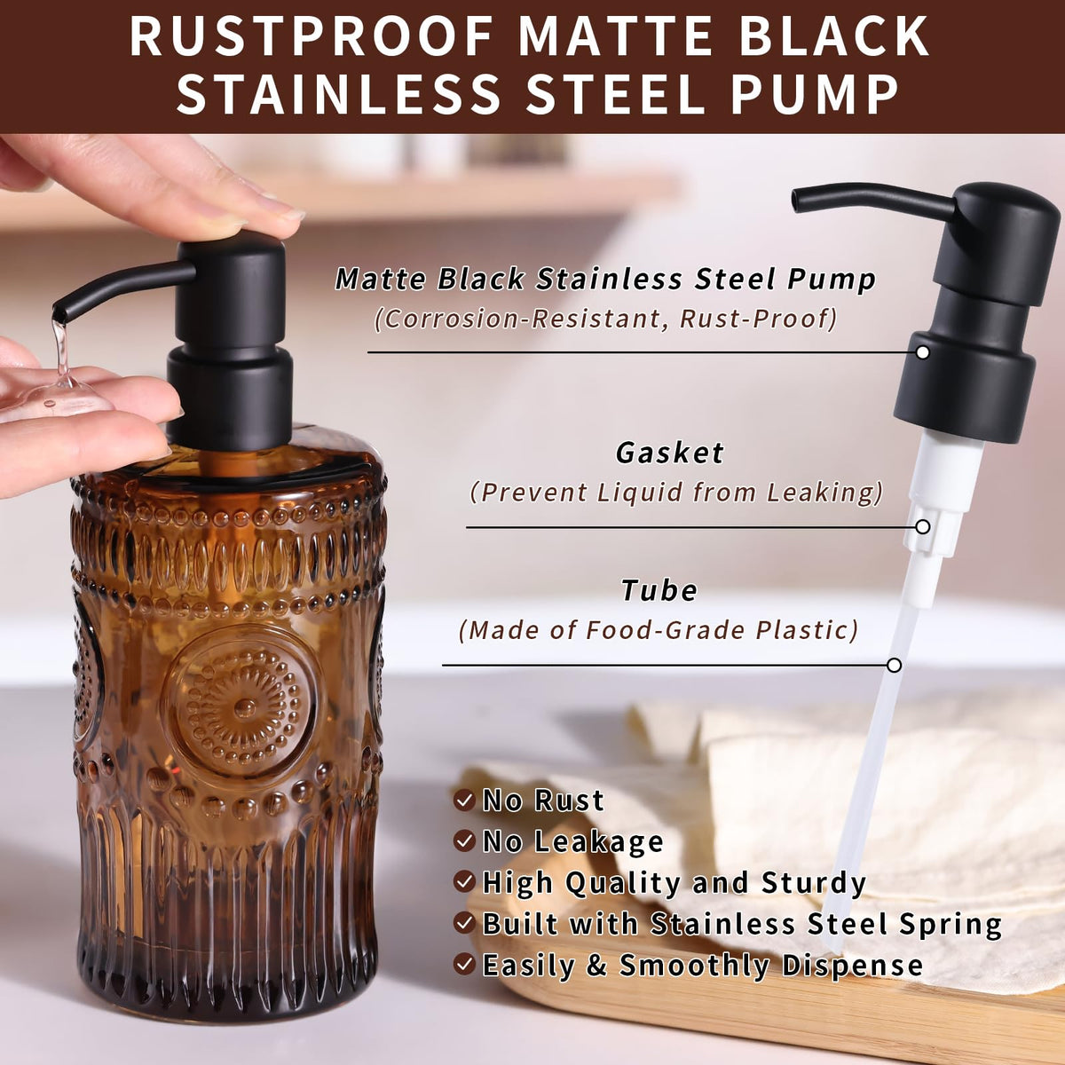 Simeitol gray silicone refill funnel included for spill-free refilling.