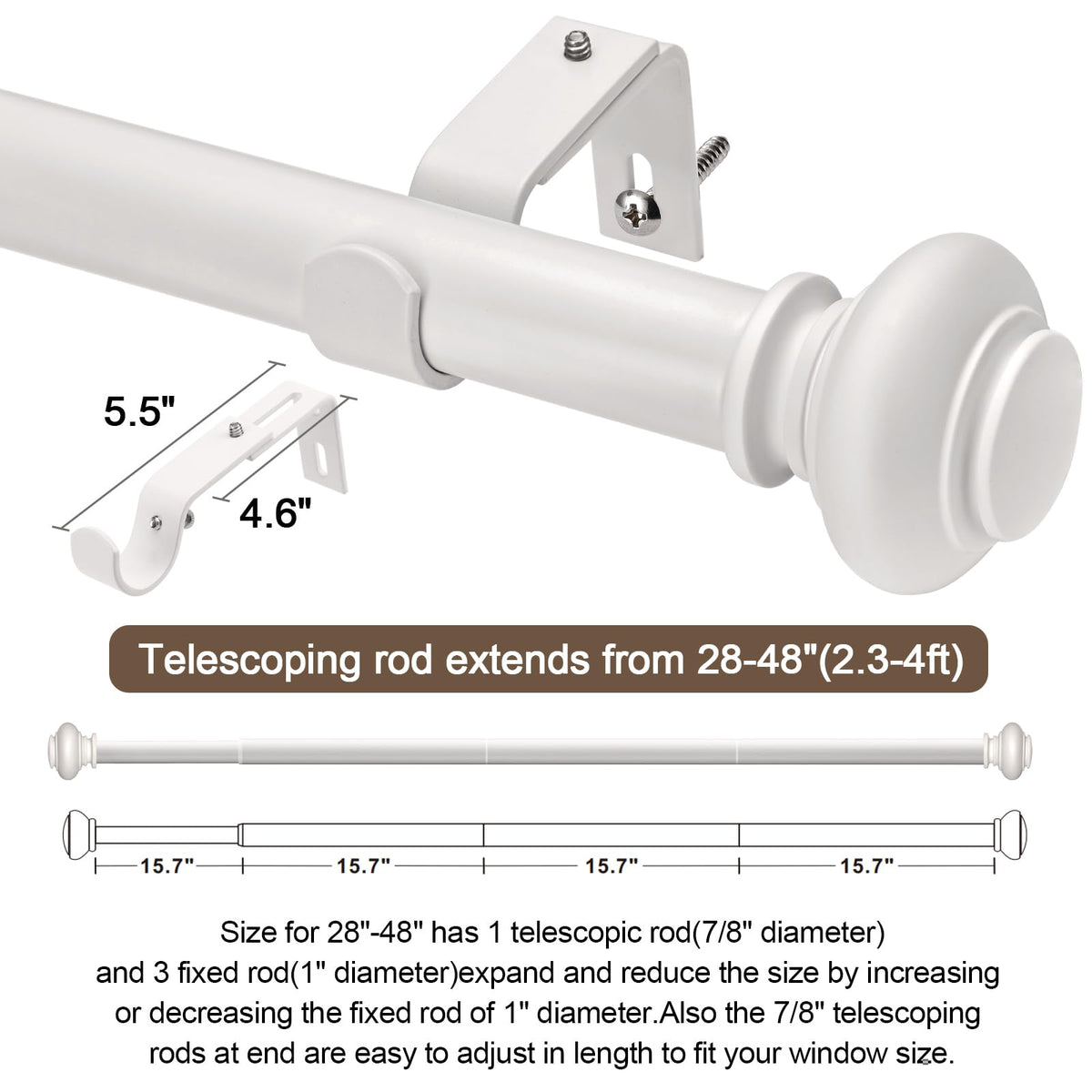 SIMEWIN easy-mount hardware included for quick installation and clean mounting