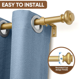 SIMEWIN adjustable telescoping rod demonstrates length flexibility for windows.