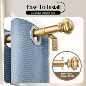 SIMEWIN LKCR005 gold iron finish enhances classic décor in any room