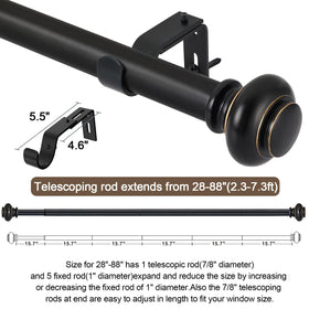SIMEWIN one-inch diameter rod detail highlights sturdy construction.