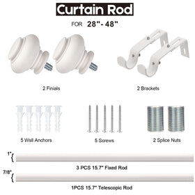 SIMEWIN white finish complements modern and traditional decor styles
