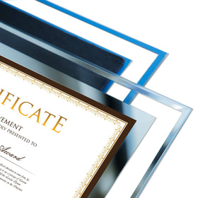 SIMON'S SHOP slip-in design makes swapping documents quick and tidy