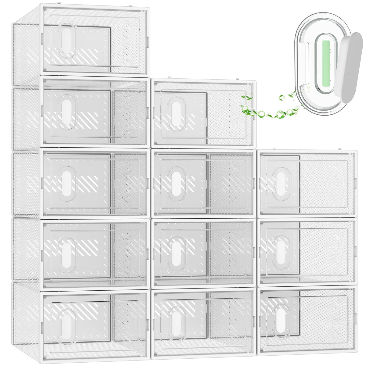 SIMPDIY closet organization solution keeps footwear neatly arranged and accessible