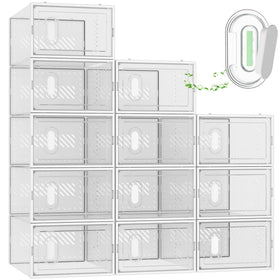 SIMPDIY closet organization solution keeps footwear neatly arranged and accessible