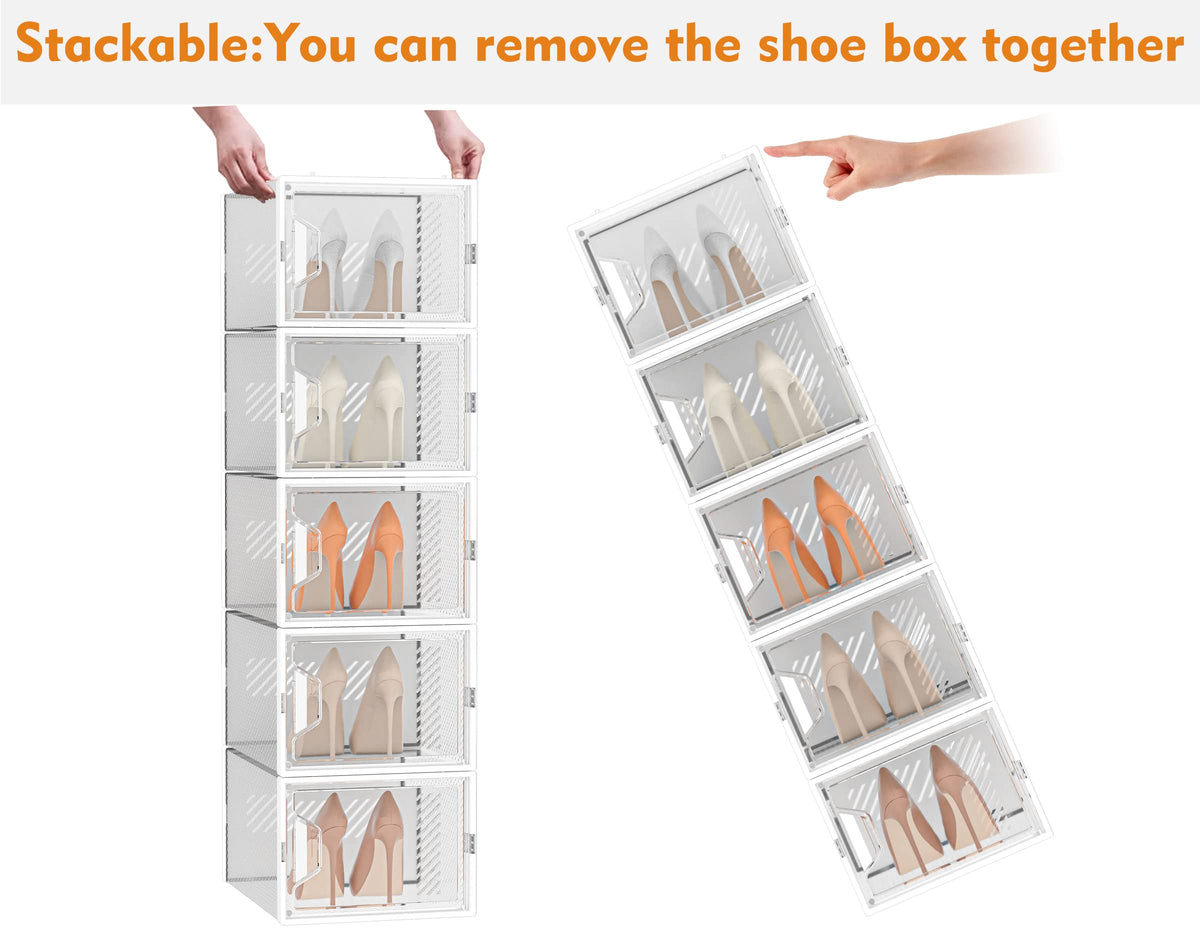 SIMPDIY sturdy PP material ensures durable, easy clean boxes