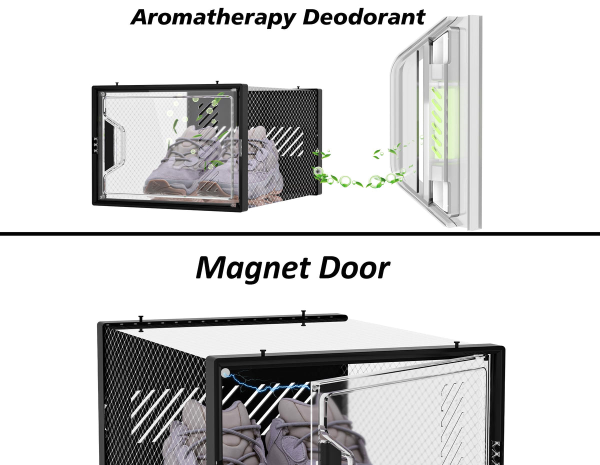 SIMPDIY aromatherapy stick slot helps keep shoes fresh between wears.