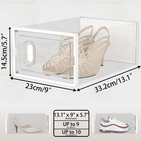 SIMPDIY box size fits US men's 9 and women's 10 shoes