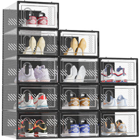 SIMPDIY under-bed shoe storage clears small spaces efficiently